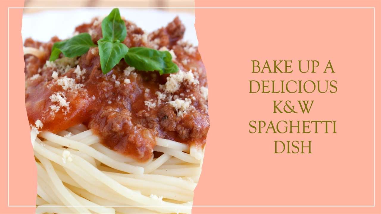 K&W Baked Spaghetti Recipe