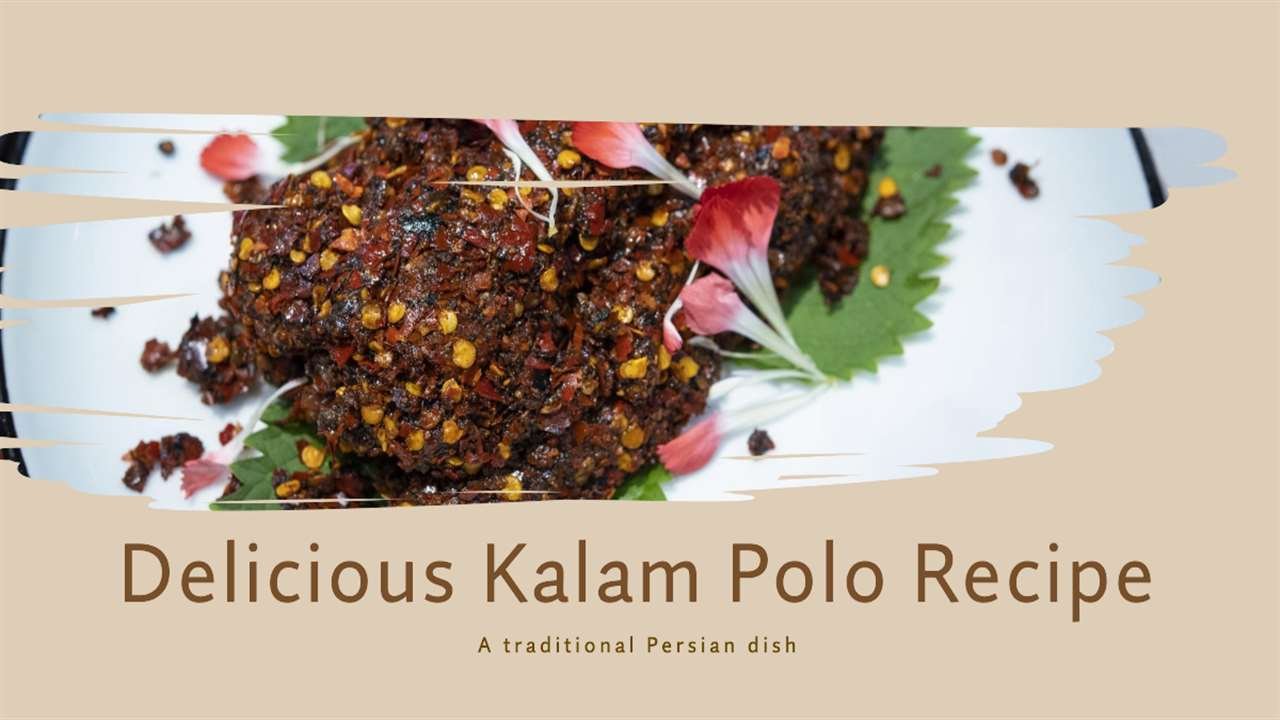 Kalam Polo Recipe